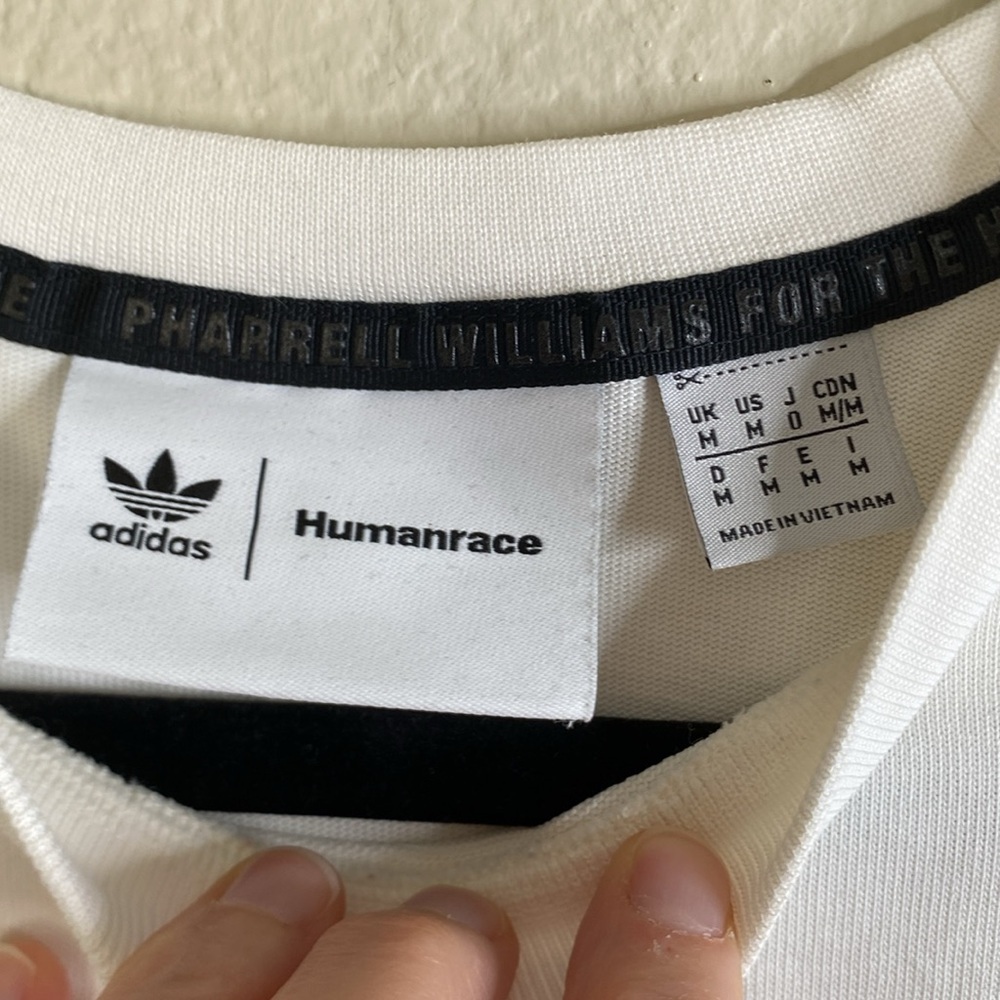 Adidas X Pharrell Humanrace Basic White Men's T-S… - image 4